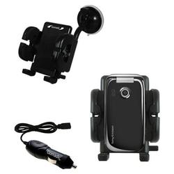 Gomadic Sony Ericsson z610i Auto Windshield Holder with Car Charger - Uses TipExchange