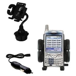 Gomadic Sprint Treo 650 Auto Cup Holder with Car Charger - Uses TipExchange