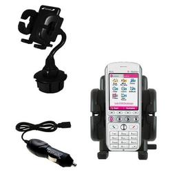 Gomadic T-Mobile SDA Music Auto Cup Holder with Car Charger - Uses TipExchange