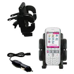 Gomadic T-Mobile SDA Music Auto Vent Holder with Car Charger - Uses TipExchange