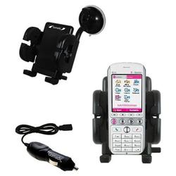 Gomadic T-Mobile SDA Music Auto Windshield Holder with Car Charger - Uses TipExchange