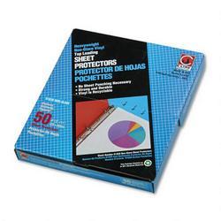 C-Line Products, Inc. Top Loading Vinyl Sheet Protectors, Heavy Gauge, Nonglare, 50 per Box