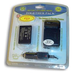 Accessory Power VALUE PACK: Pro Series FUJI NP-60 /Kodak KLIC-5000 Equivalent Camera Battery & Compact One-Piece 100