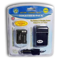 Accessory Power VALUE PACK: Pro Series OLYMPUS BLM-1 Equivalent Digital Camera Battery & One-piece Wall Charger. Inc