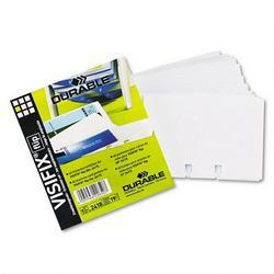 Duarable Office Products Corp. VISIFIX® flip Business Card Pocket Refills, 4 1/8 x 2 7/8, 40 Refills per Pack