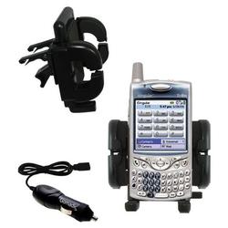 Gomadic Verizon Treo 650 Auto Vent Holder with Car Charger - Uses TipExchange