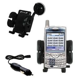 Gomadic Verizon Treo 650 Auto Windshield Holder with Car Charger - Uses TipExchange