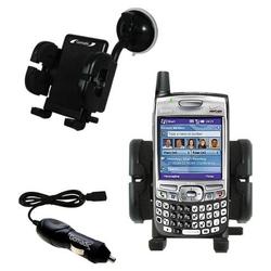 Gomadic Verizon Treo 700w Auto Windshield Holder with Car Charger - Uses TipExchange