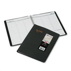 At-A-Glance Weekly Appointment Book, 1 Week/Spread, Hourly Appts., 8 1/4 x 10 7/8, Black