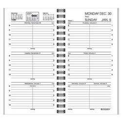 At-A-Glance Weekly Appointment Book Refill, 1 Wk/Spread, Hourly Appts, 3 1/4 x 6 1/4