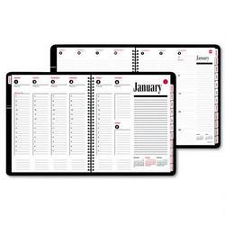 At-A-Glance Weekly/Monthly Appointment Book ,1 Week/Spread, Hourly Appts, 8 1/2 x 11, Black