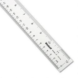 Acme United Corporation Westcott® Acrylic Ruler with Hang Up Hole, 2 Beveled Edges, 12 Long
