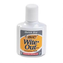 Bic Corporation Wite Out® Quick Dry Correction Fluid, .7 Fluid Oz. Bottle, White