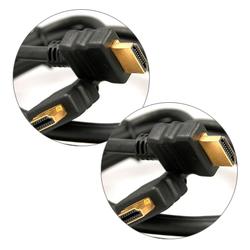 Eforcity 2 x 15 feet HDMI Gold Plated For HDTV DVD Premium Cable