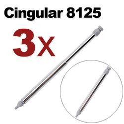 Eforcity 3-Pack Retractable Stylus for Cingular 8125, Metal
