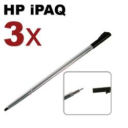 Eforcity 3-Pack Stylus for HP iPAQ 1910 / 1935 / 1945 / 4155 / 4150 / Metal w/ Reset Pin