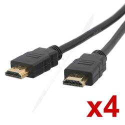 Eforcity 4 x 6FT HDMI CABLE for PS3 XBOX 360 ELITE HDTV LCD DVD
