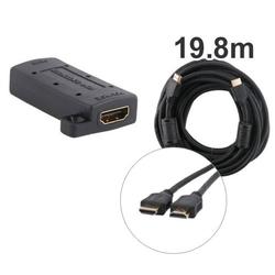 Eforcity 65 FT / 19.8 M HDMI Cable / HDMI Signal Booster Combo