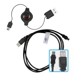 Eforcity 6FT USB Cable / Retractable A to Mini 5 pin B Cable