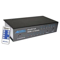 Accell ACCELL ULTRAAV 4X8 HDMI 1.3 SWITCHER AMPLIFIED