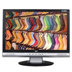 AOC 712SWSA-1 Widescreen LCD Monitor - 17 - 1440 x 900 @ 75Hz - 8ms - 500:1 - Black, Silver