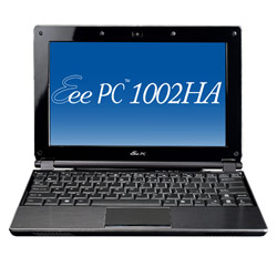 Asus ASUS Eee PC 1002HA Netbook 160G N270 1.60GHz Intel ATOM CPU 10in 1024x600 (WSVGA)160GB HDD 1GB PC2-3200 (DDR2-400) 802.11b/g/n Windows XP Home