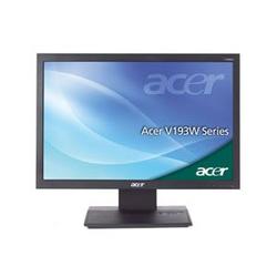 ACER Acer V193W bd Widescreen LCD Monitor - 19 - 1440 x 900 - 5ms - 0.283mm - 2000:1 - Black