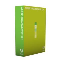 ADOBE SYSTEMS Adobe Dreamweaver CS4 v.10.0 - Upgrade - 1 User - Mac, Intel-based Mac