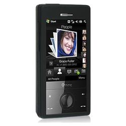 IGM Alltel HTC P3700 Touch Diamond Black+Clear Silicone Skin Case Cover