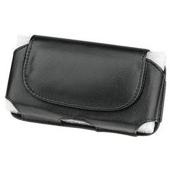 IGM Alltel LG Scoop AX260 Black Leather Pouch Cover Case with Belt Clip