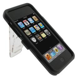 Eforcity Aluminum Case w/ Stand for iPod Gen2 Touch, Black by Eforcity