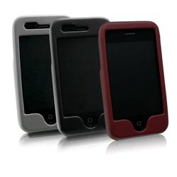 BoxWave Corporation Apple iPhone 3G Designio Leather Shell Case (Aluminum Grey)