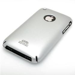 Cozip Apple iPhone 3G Soft Polycarbonate Slim fit Case - Silver (CoZip Brand) - Made in Korea