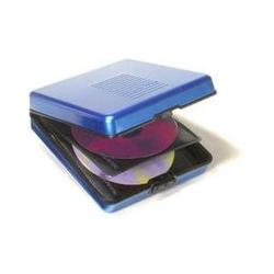 Atlantic Classic 24-CD Steel Case - Clam Shell - Steel - Blue - 24 CD/DVD