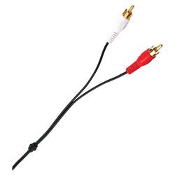 Axis Dual Audio/Video Cable - RCA - 6ft - Gold (81102)