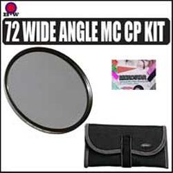 B&W B+W 72mm Circular Polarizer Multi Coated Glass Filter Kit for Canon EF 28-135/3.5-5.6 IS USM