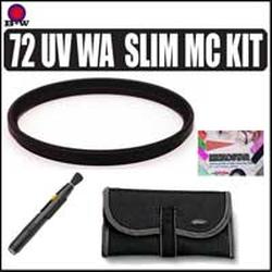B&W B+W 72mm UV Haze Wide Angle Slim Mount Multi Coated Filter Kit Forcanon EF-S 18-200/3.5-5.6