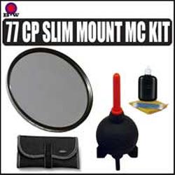 B&W B+W 77mm Circular Polarizer Slim Mount MC Filter Kit f/Canon EF 17-40/4L USM Ultra Wide