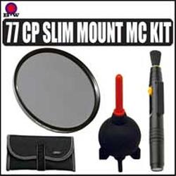 B&W B+W 77mm Circular Polarizer Slim Mount MC Filter Kit for Nikon 17-55/2.8G ED-IF AF-S DX Nikkor
