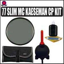 B&W B+W 77mm MRC Kaesemann Circular Polarizer Filter Kit for Canon EF 17-40/4L USM Ultra Wide