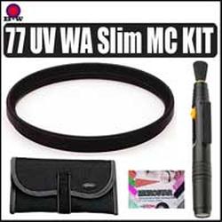B&W B+W 77mm UV Haze Wide Angle Slim Mount MC Glass Filter Kit for Nikon 12-24/4G ED IF DX Nikkor