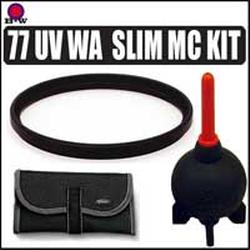 B&W B+W 77mm UV Haze Wide Angle Slim Mount Multi Coated Filter Kit for Canon EF 24-70/2.8L USM