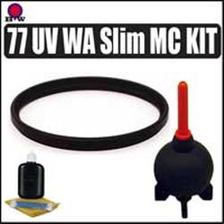 B&W B+W 77mm UV Haze Wide Angle Slim Mount Multi Coated Glass Filter Kit for Canon EF 17-40/4L USM