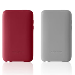 Belkin Simple Silicone Sleeve - 2-pack for iPod touch (2nd Gen) - Pink/Translucent White