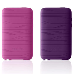 Belkin Sonic Wave Silicone Sleeve for iPod touch (2nd Gen) - Pink/ Purple