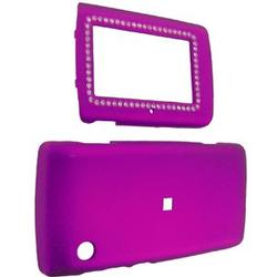 Wireless Emporium, Inc. Bling Rubberized Snap-On Protector Case for Sidekick 2008 (Hot Pink)
