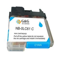 Eforcity Brother Compatible Cyan Ink Cartridge - LC61C by Eforcity