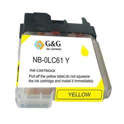Eforcity Brother Compatible Yellow Ink Cartridge - LC61Y by Eforcity