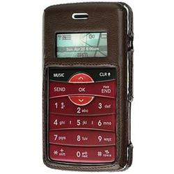 Wireless Emporium, Inc. Brown Executive Leatherette Snap-On Protector Case for LG enV2 VX9100