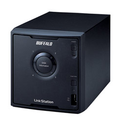 BUFFALO TECHNOLOGY (USA) INC. Buffalo LinkStation Quad 4TB 7200RPM USB 2.0 RAID Network Attached Storage